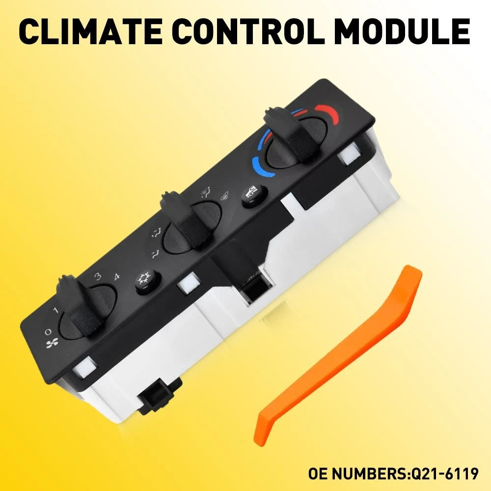 A/C Climate Control Module Panel Q21-6119 for Peterbilt Truck