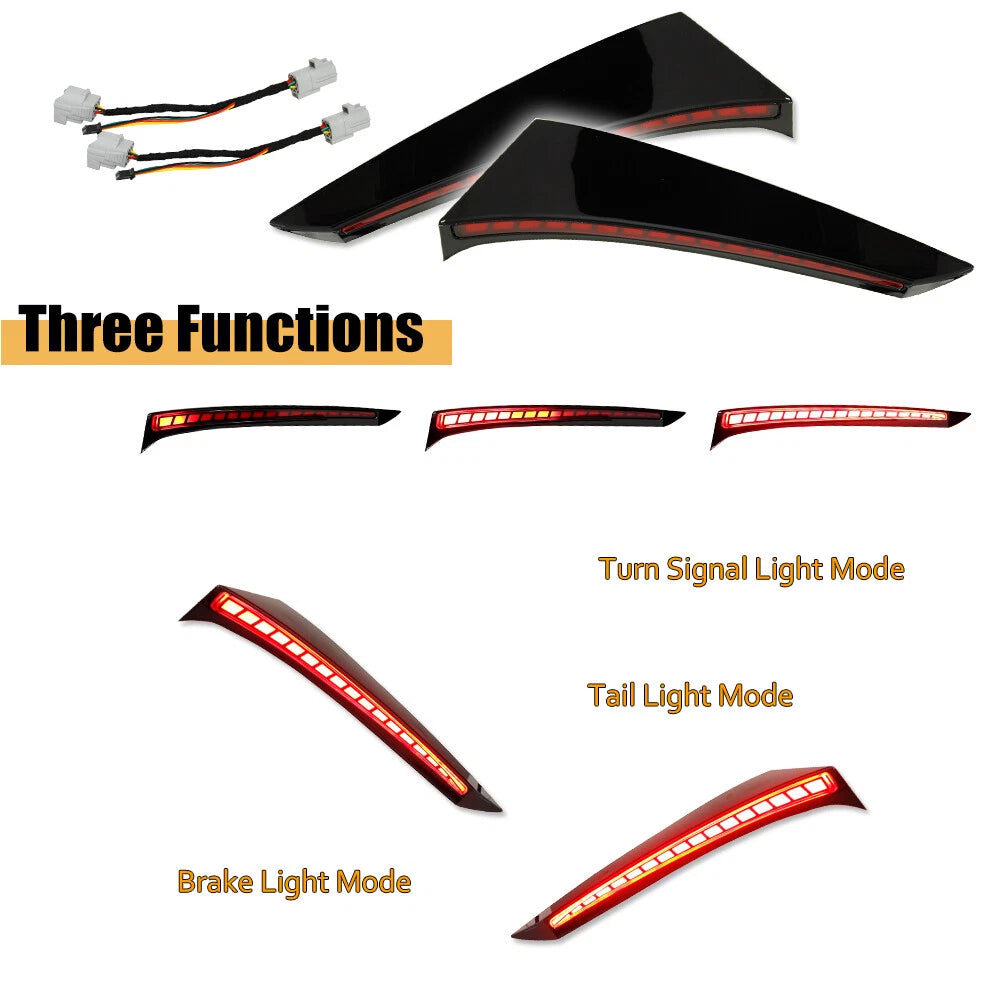Set of 2 LED Rear Bumper Marker Lights for Toyota Sienna (2021–2025)