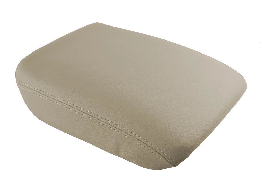 Console Lid Pull Over Cover for Honda Pilot (2003–2008) Leather Beige