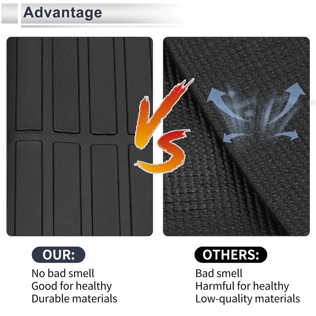 Cargo Liner Rear Trunk Mat for Honda Pilot (2016–2022) TPE Long Grid Pattern