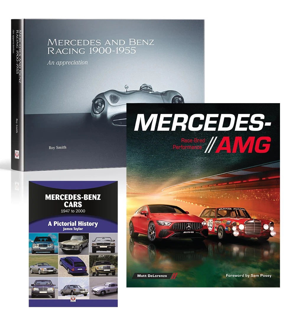 Mercedes-Benz AMG Racing Book Set for Classic Cars (1900-1998)