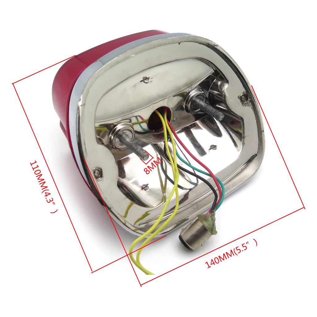 LED Red Tail Brake Light Turn Signal Lamp for Harley Sportster Softail