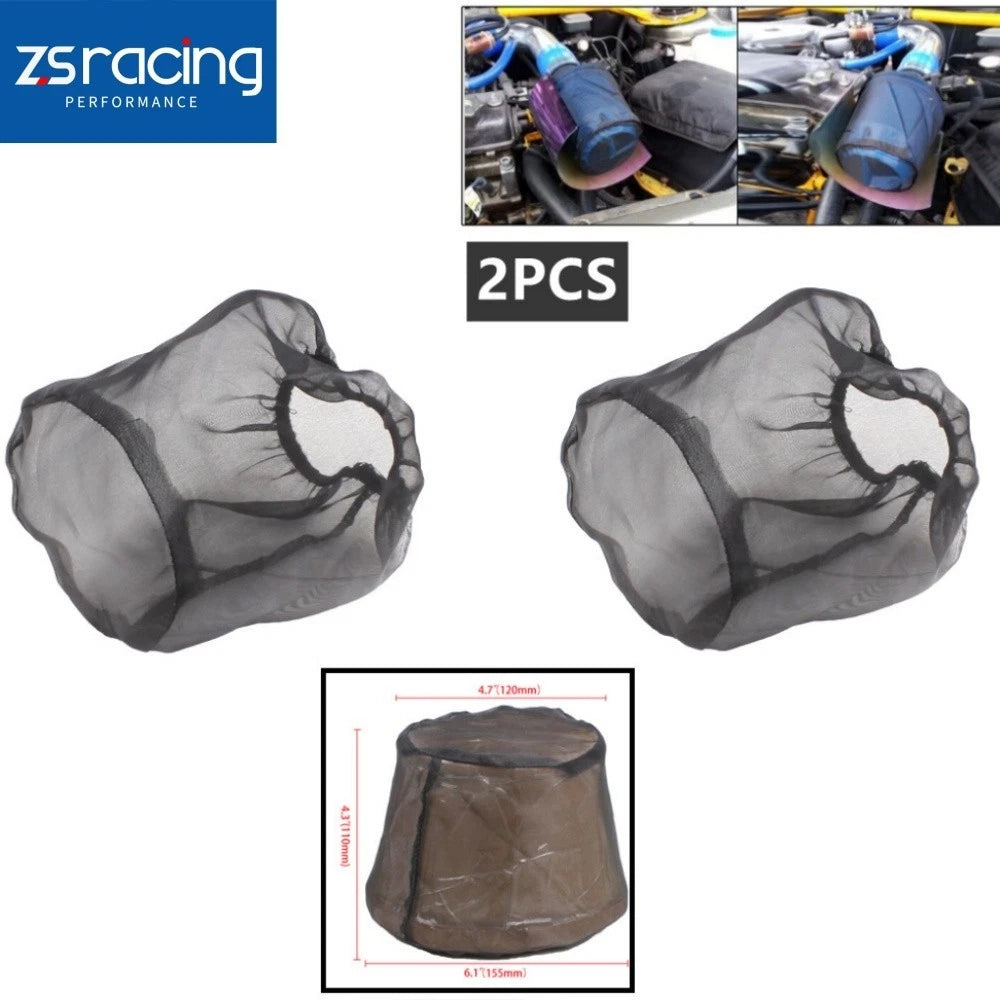 2X Cold Air Intake Filter Sock Cover for Universal Cars
