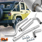 2.5" Outlet Aluminized Catback Muffler Exhaust for Jeep Wrangler (2007–2011)