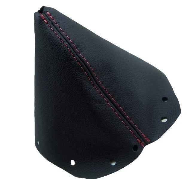 Leather Manual Shift Boot Cover for Nissan 300ZX (1990–1996) Red Stitch