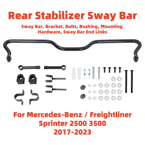 1 5/16" Rear Sway Bar w/ Link Bushing for Mercedes Benz Sprinter 2500 (2017–2023)