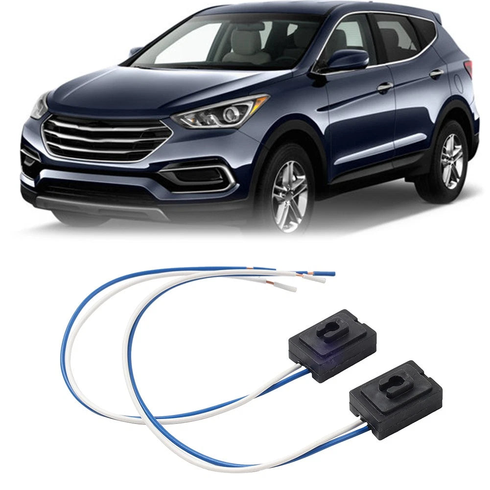 2X Front Outside Door Handle Button Switches for Hyundai Santa Fe (2013–2019)