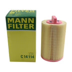 Air Filter Mann C 14 114 for Mercedes W203 S203 C230 (2003–2005) Kompressor