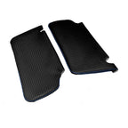 Sunvisors Cover Skin for Ford Explorer (2011–2019) Carbon Blue Stitch
