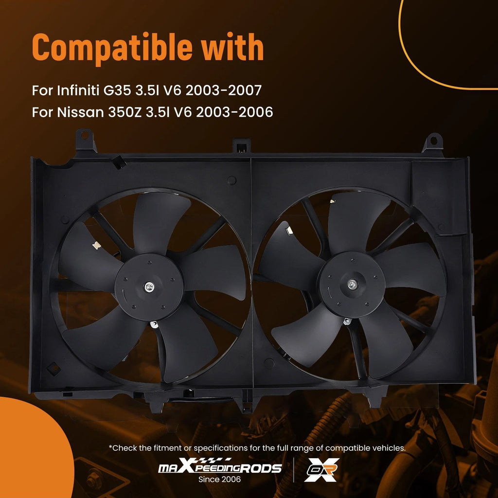 Cooling Fan for Infiniti G35, Nissan 350Z 3.5L (2003–2007)