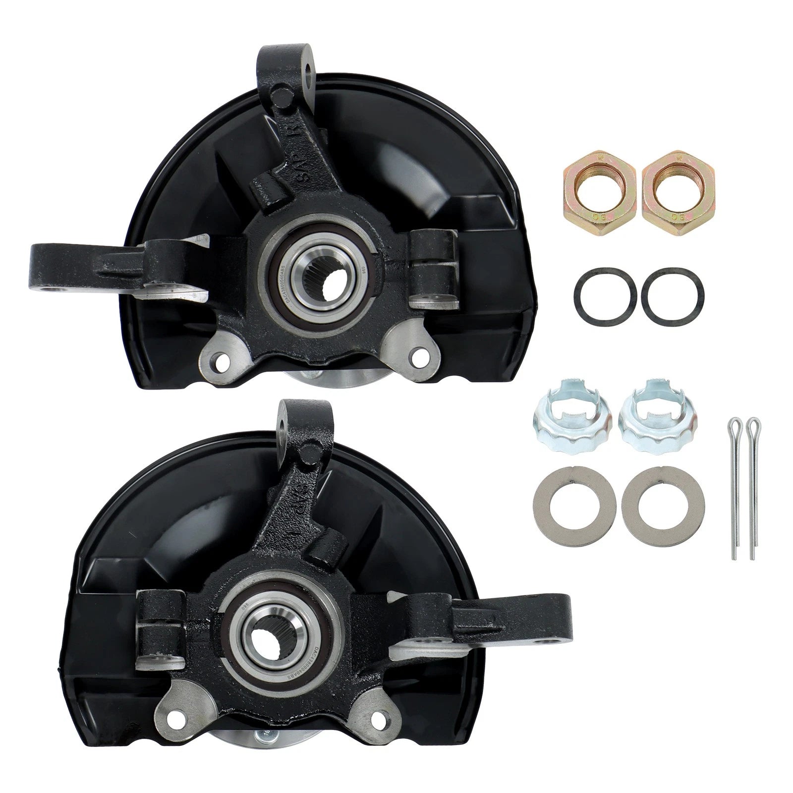 Front Steering Knuckle and Wheel Hub Bearings for Jeep Patriot Compass (2007–2017)