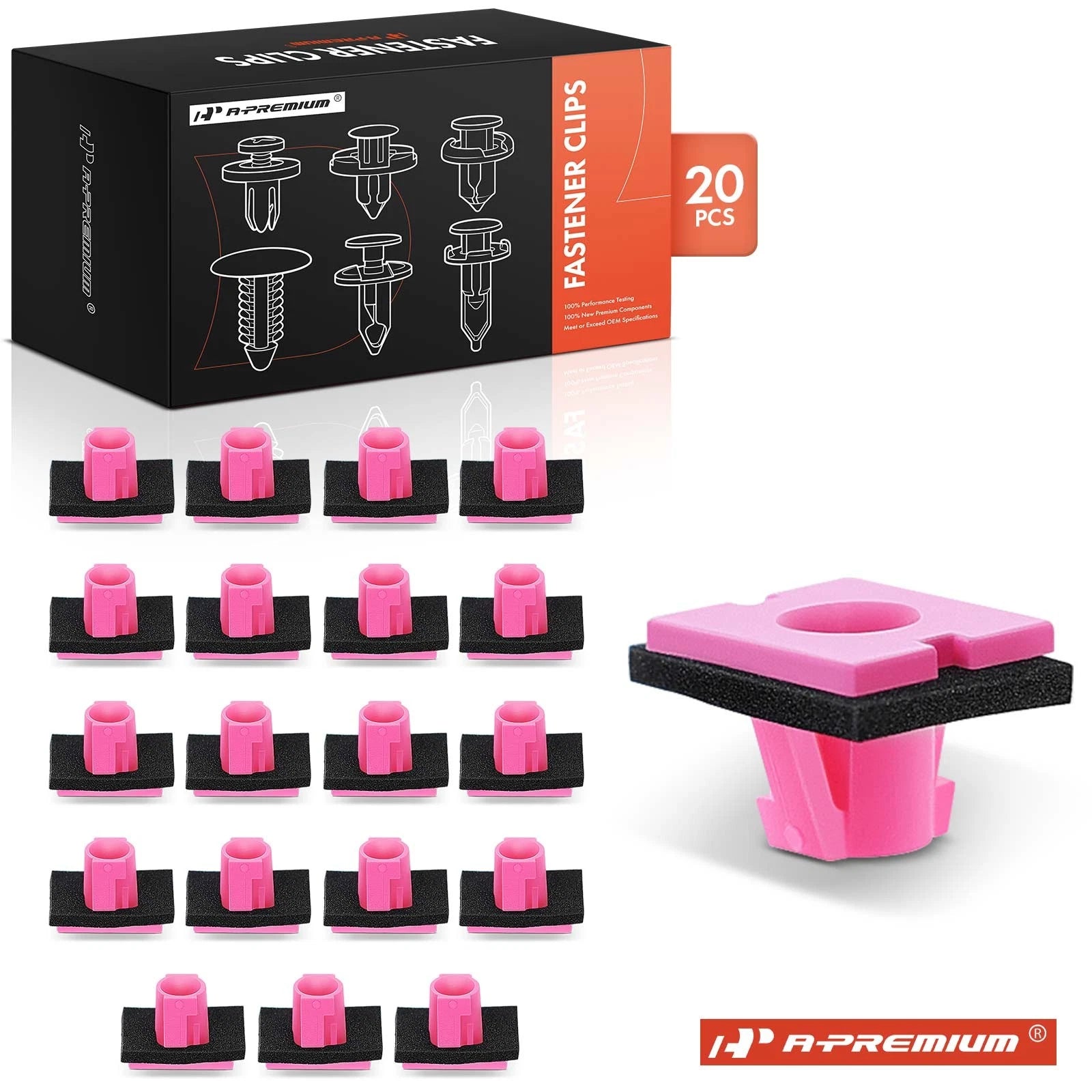 20x Nylon Garnish Moulding Clips for Hyundai 