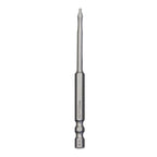 Hex Screwdriver Bit for (3.93", Alloy Steel, Ball End)