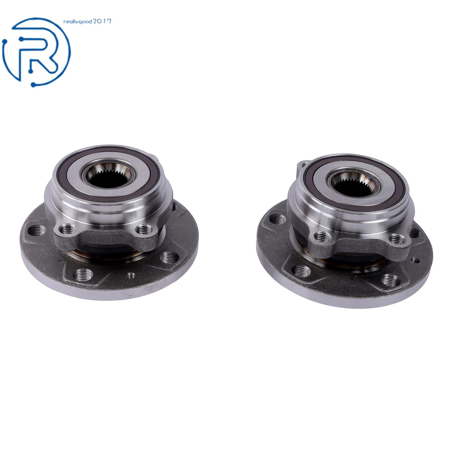 2X Front Wheel Hub & Bearing Assembly for Volkswagen Passat Jetta Tiguan