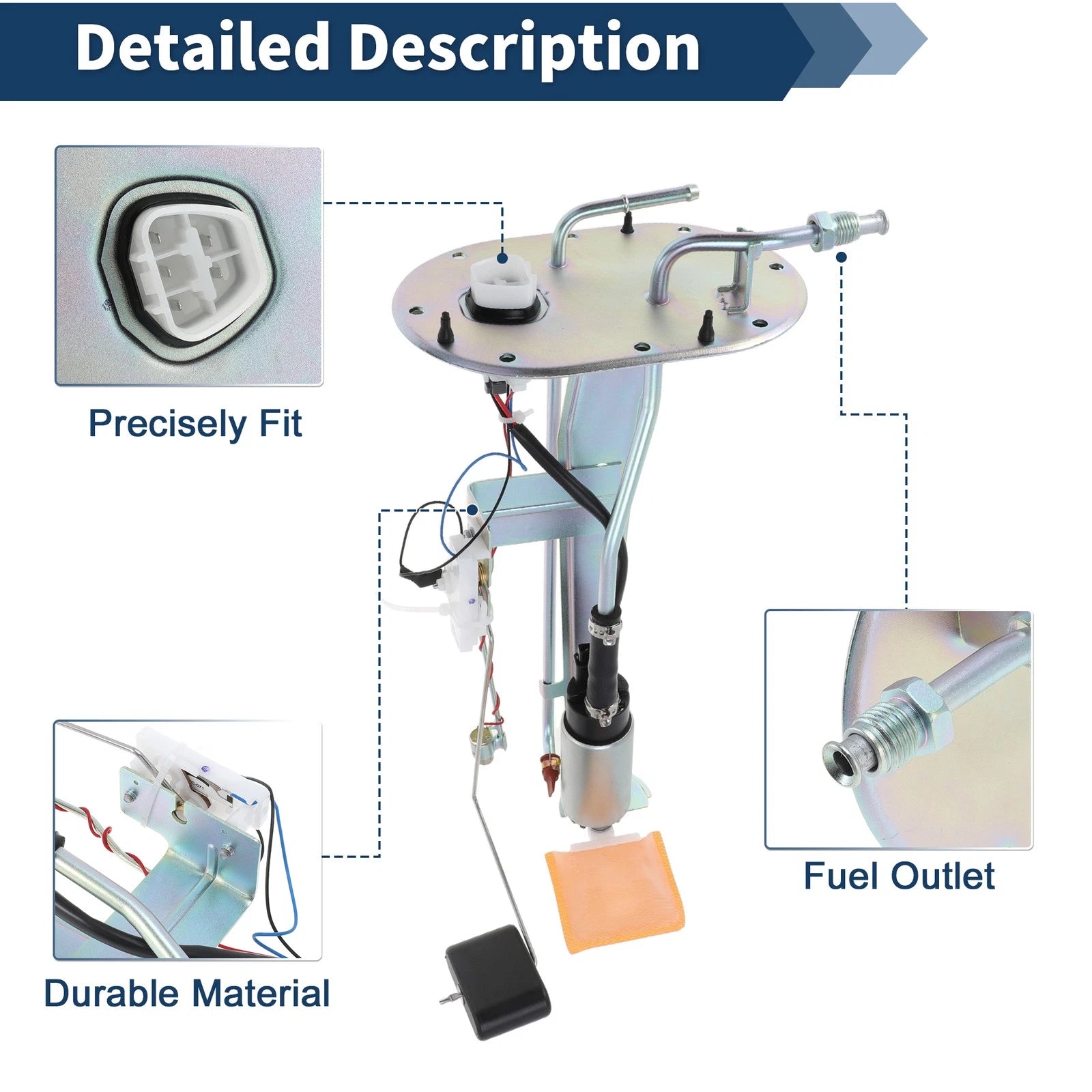 Fuel Pump Tank Sending Unit for Toyota Tacoma (1995–2000) No.SP9002H/232060C020