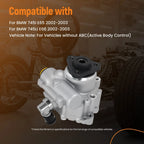 Front Power Steering Pump for BMW 745i 745Li E65 E66 (2002–2004) 32416763687