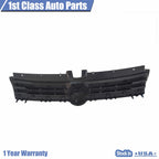 Front Black Trim with Chrome Grille for VW MK7 Golf/GTI (2015-2016)
