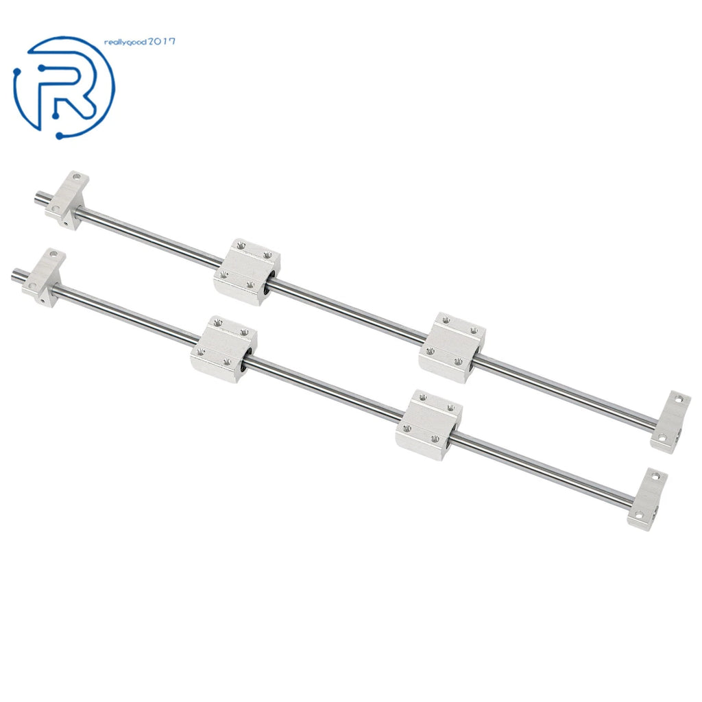 10x 500mm Linear Motion Rail Shaft with 4 SCS10UU Bearings & SK10 Support