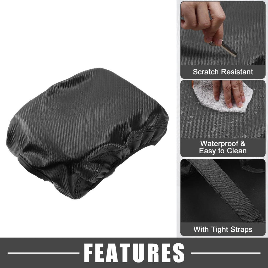 Center Console Armrest Box Cover for Ford F150 (2015–2023) Carbon Fiber