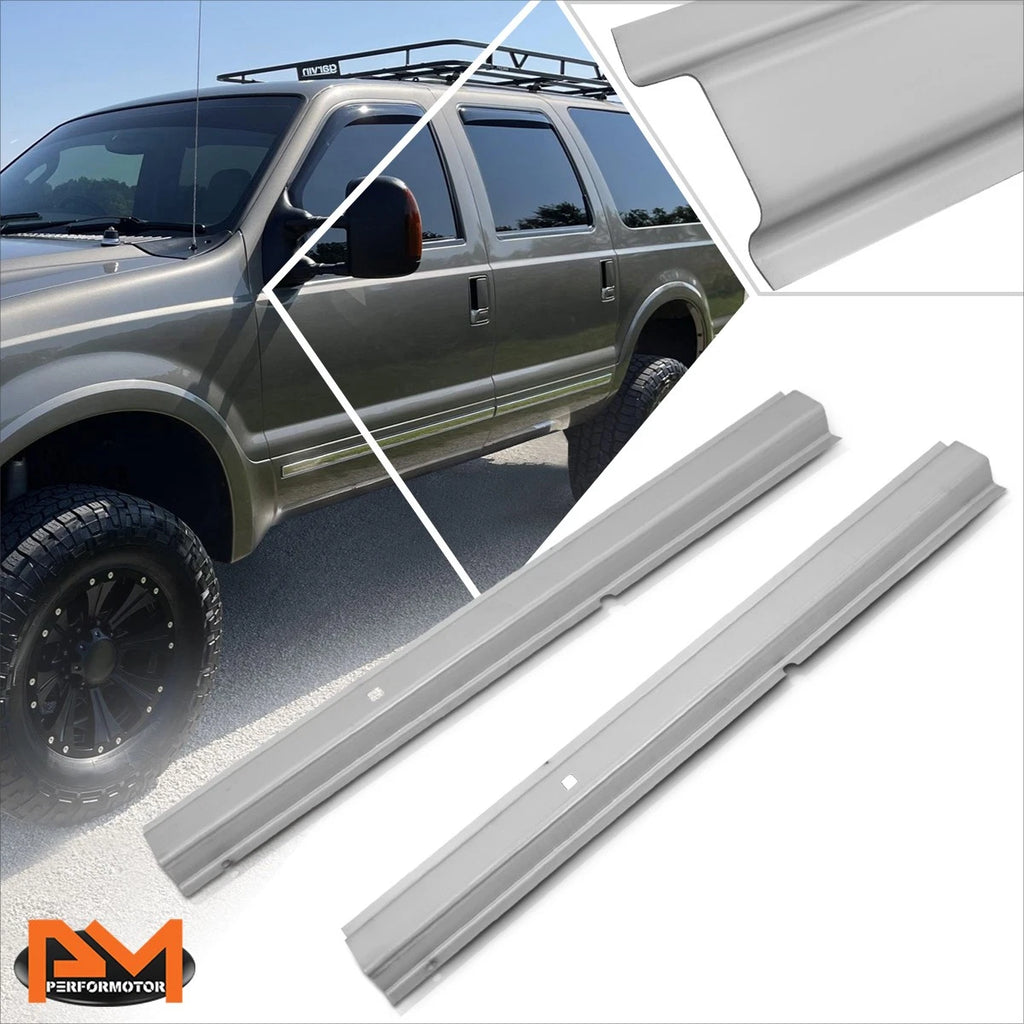 2X Stamped Steel Rear Outer Weld On Rocker Panels for Ford Excursion (2000–2005)