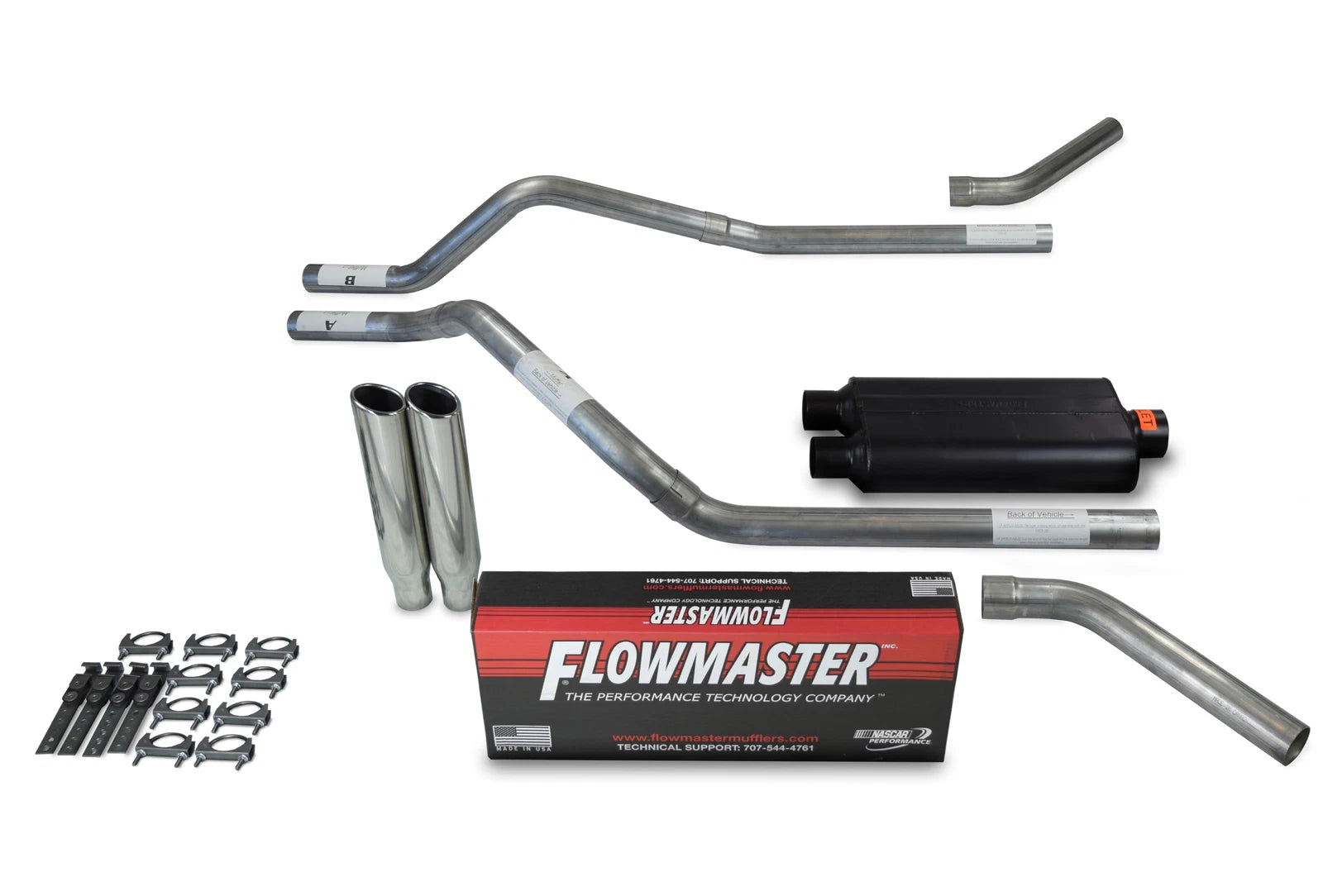 2.5" Dual Exhaust Kit for GMC Jimmy (1995–1999) - Flowmaster 50 Series