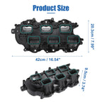 Set of 1 Lower Intake Manifold for Jeep Dodge RAM Chrysler (2011–2018) Black