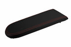 Console Lid Pull Over Cover Leather for VW Jetta Vento (1999–2004) Red Stitch