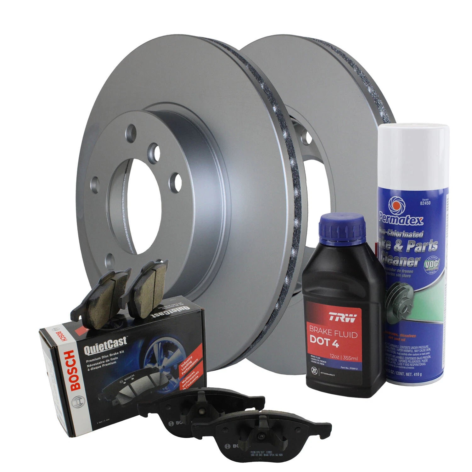 Front Brake Kit 286mm Rotors & Bosch Pads for BMW E36 E46 E85 (1992–2006)