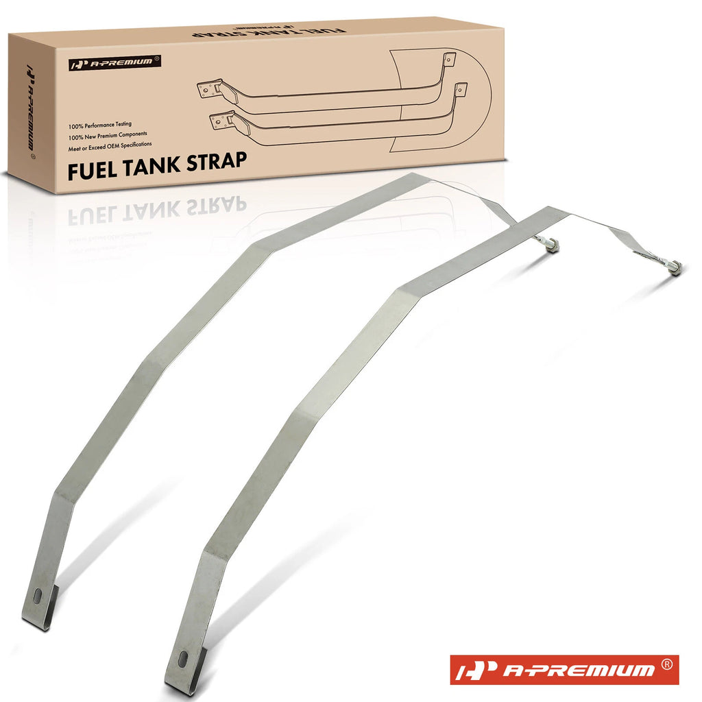 2X Steel Fuel Tank Straps for Chevy Corvette (1984â1996)
