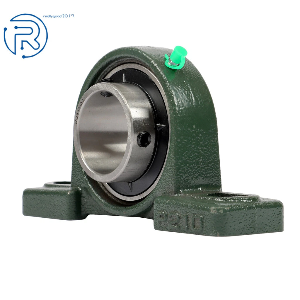 Set of 4 Pillow Block Mounted Ball Bearings for Various Applications (2")
