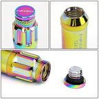 20Pcs M12x1.5 Close End Spline Drive Lug Nut Set for NRG