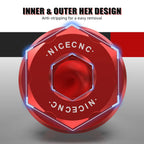 Differential Fill Plug for Can-Am Maverick X3 Commander 800 1000 (2017–2023) Red