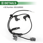 ABS Wheel Speed Sensor No. 895160R060 for Toyota RAV4 (2013–2018) Rear Left