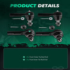 Set of 4 Tie Rod End Links for Nissan Frontier (2005–2023)