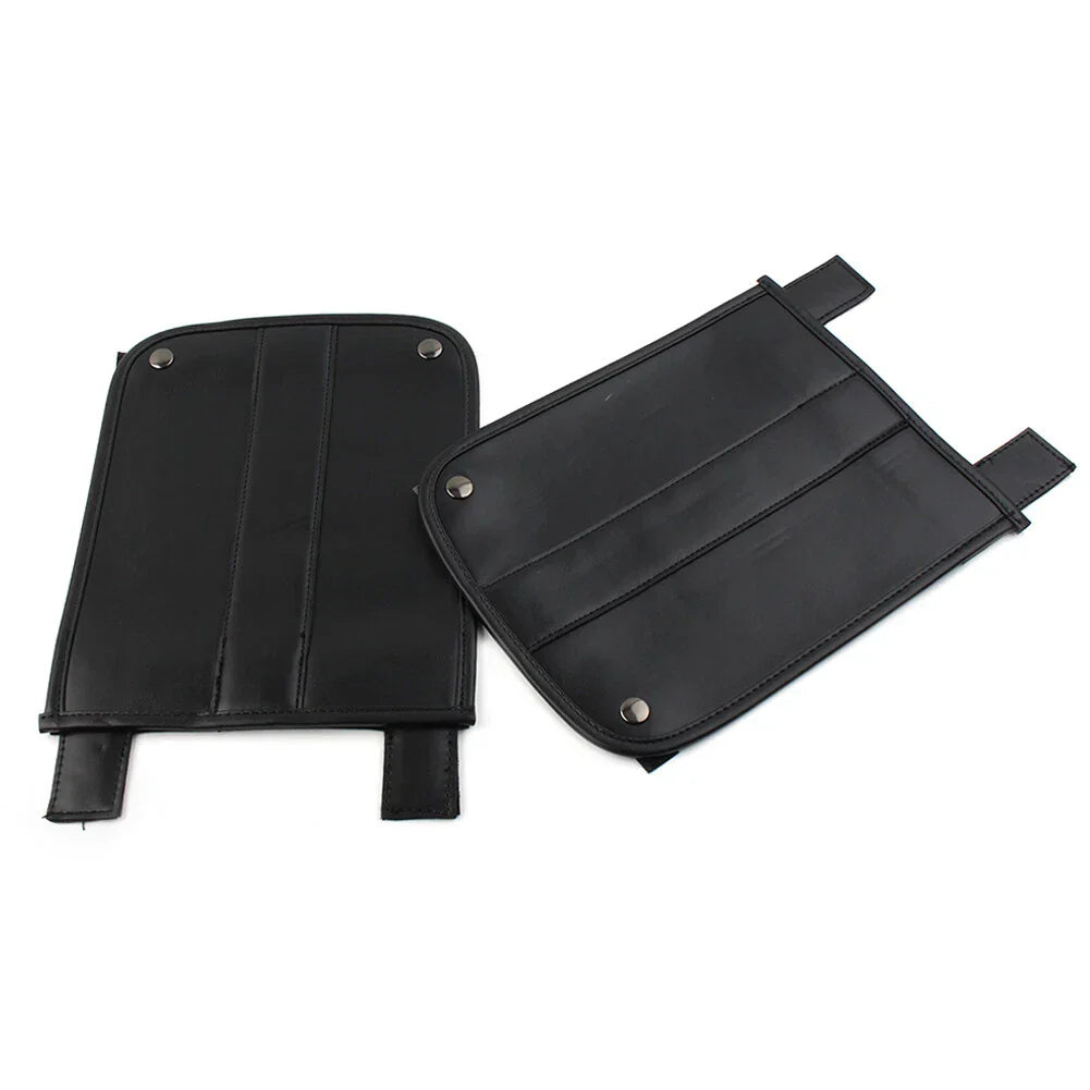 Black PU Leather Universal Trike Rear Fender Bra for Harley Roadsmith
