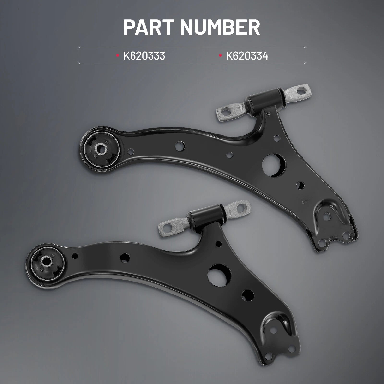 Front Lower Control Arms for Toyota Solara 2004–2008 (2.4L, 3.3L)