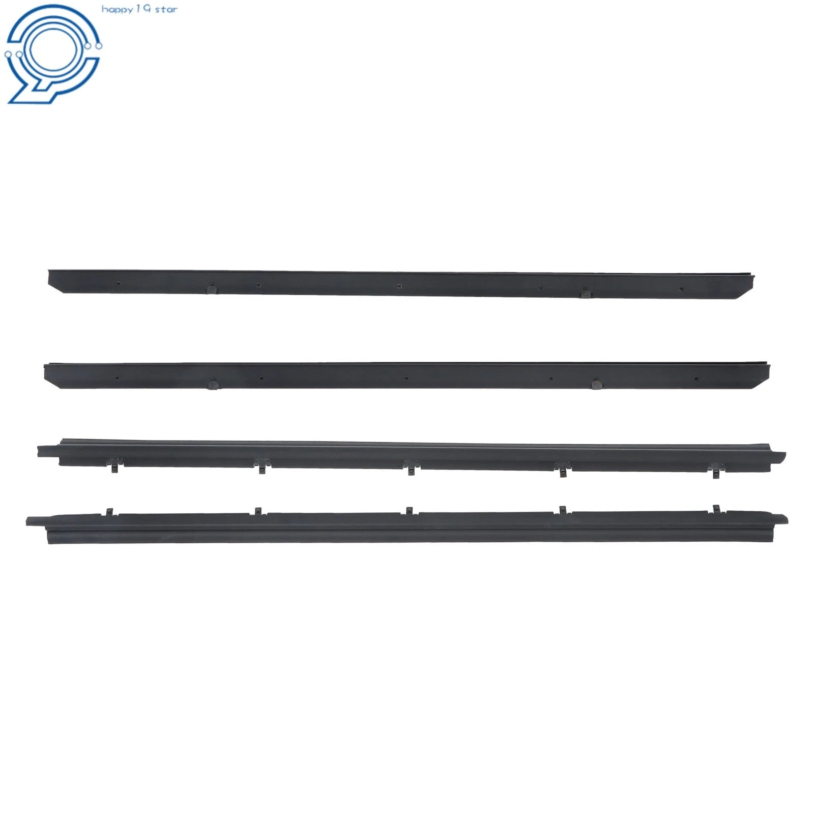 Set of 4 Window Sweep Felts Weatherstrip for Chevy S10 (1982–1993)