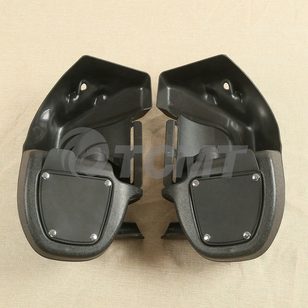 Matte Black Lower Vented Leg Fairing Glove Box for Harley Touring (1983-2013)