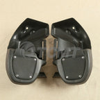 Matte Black Lower Vented Leg Fairing Glove Box for Harley Touring (1983-2013)