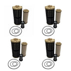 Set of 4 Fuel Filter Kit A0000904251 P550954 for Detroit DD13 DD15 DD16