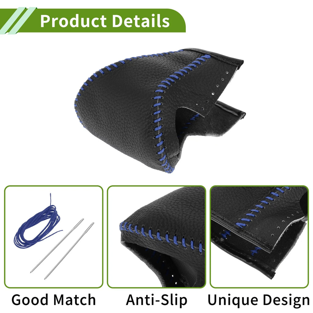 1 Pc Gear Shift Knob Cover for Lexus ES300h (2018–2023) Pebbled Black Blue