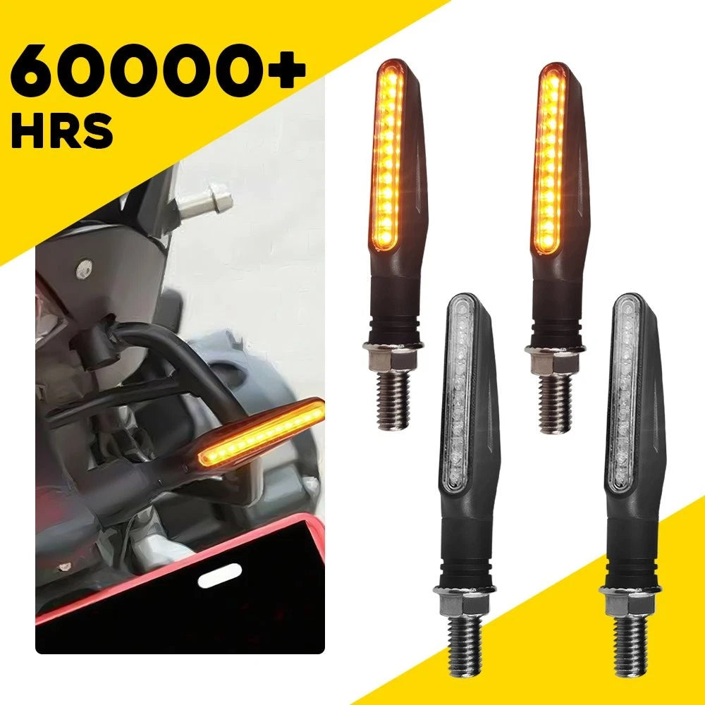4X LED Turn Signal Blinker Lights for Yamaha FZ6 FZ1 FZ09 FZ07 YZF R6 R3 R1