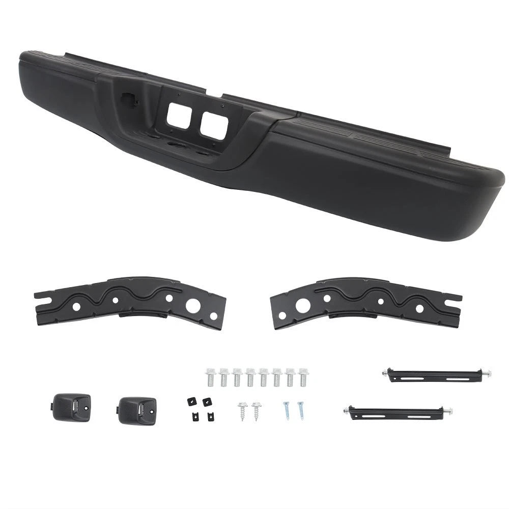 Rear Step Bumper Assembly for Toyota Tundra (2000–2006) Black