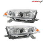 Set of 2 Headlights for Toyota Highlander (2011–2013)