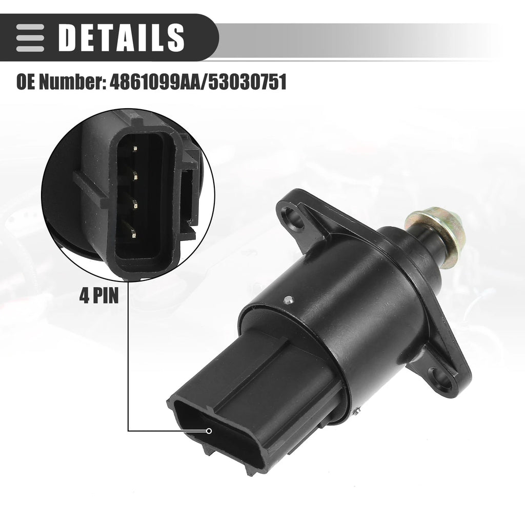 Idle Air Control Valve for Jeep Grand Cherokee (1999–2001) No. 4861099AA