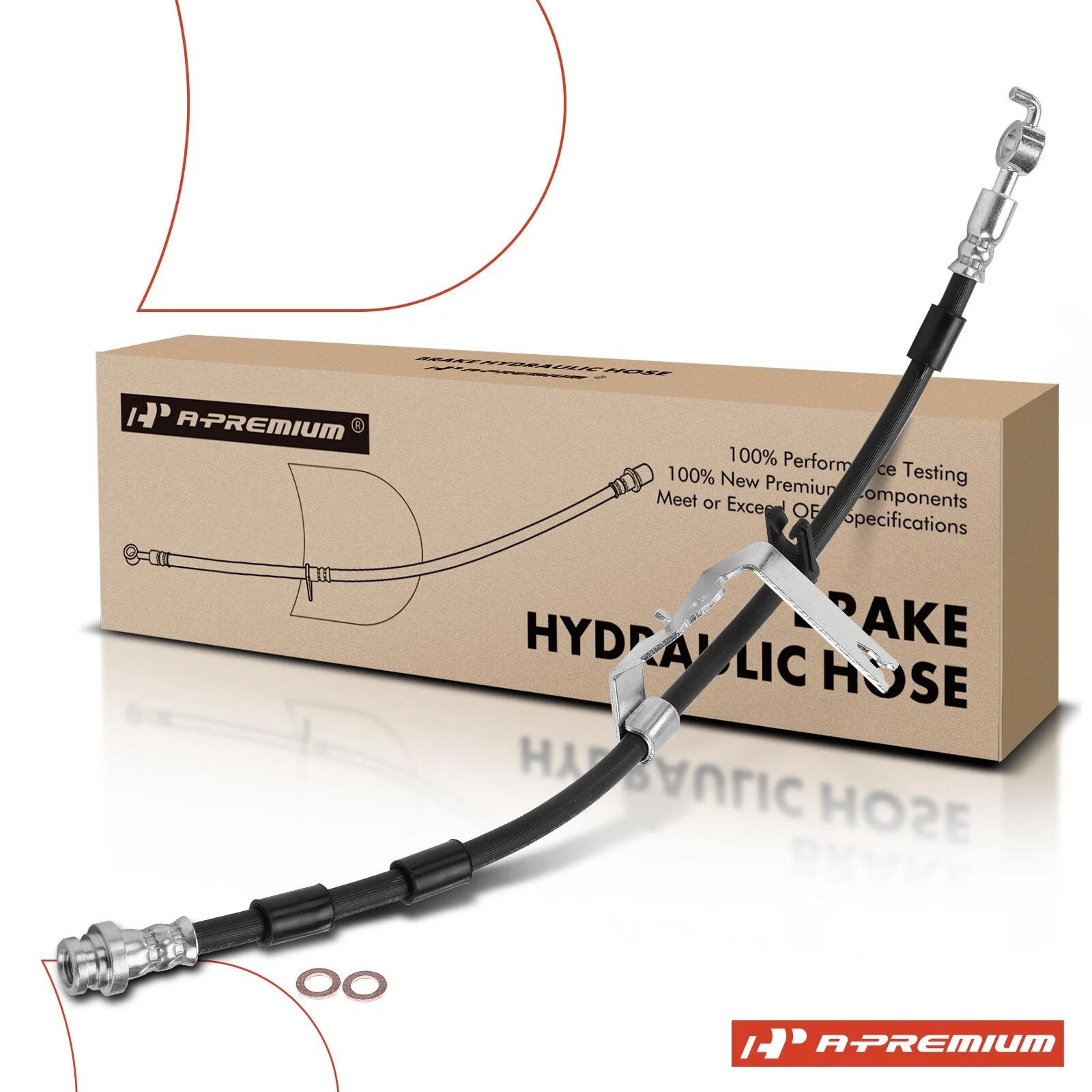 Rear Right Brake Hydraulic Hose for Ford Fusion, Lincoln MKZ (2013–2020)