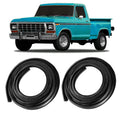 Set of 2 Rubber Door Seals Weatherstrip for Ford F100 F150 F250 F350 (1973–1979)