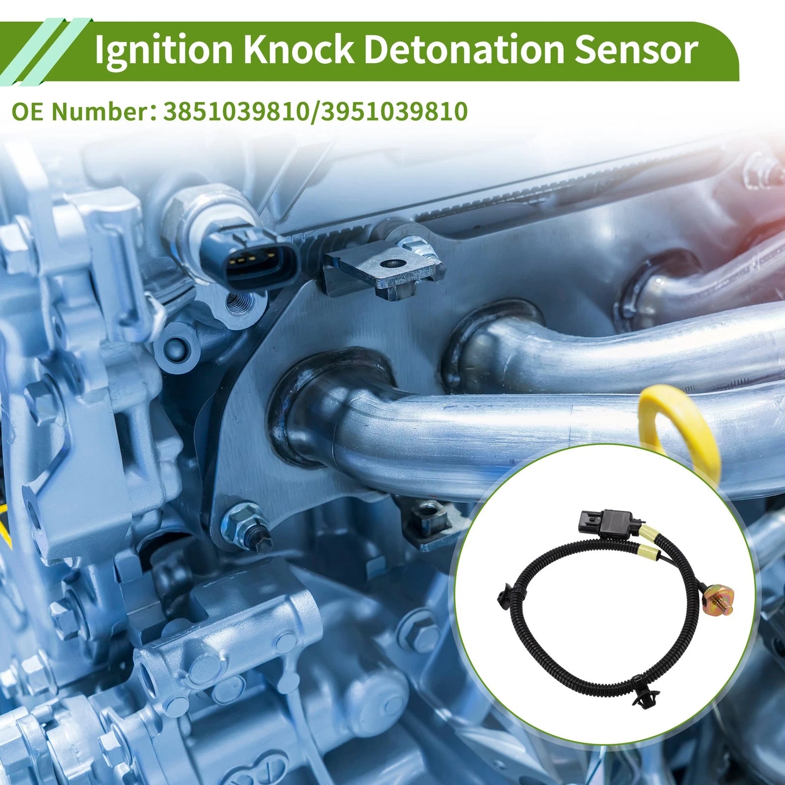1 Pc No.3851039810 Ignition Knock Sensor for Kia Sorento (2003–2006)