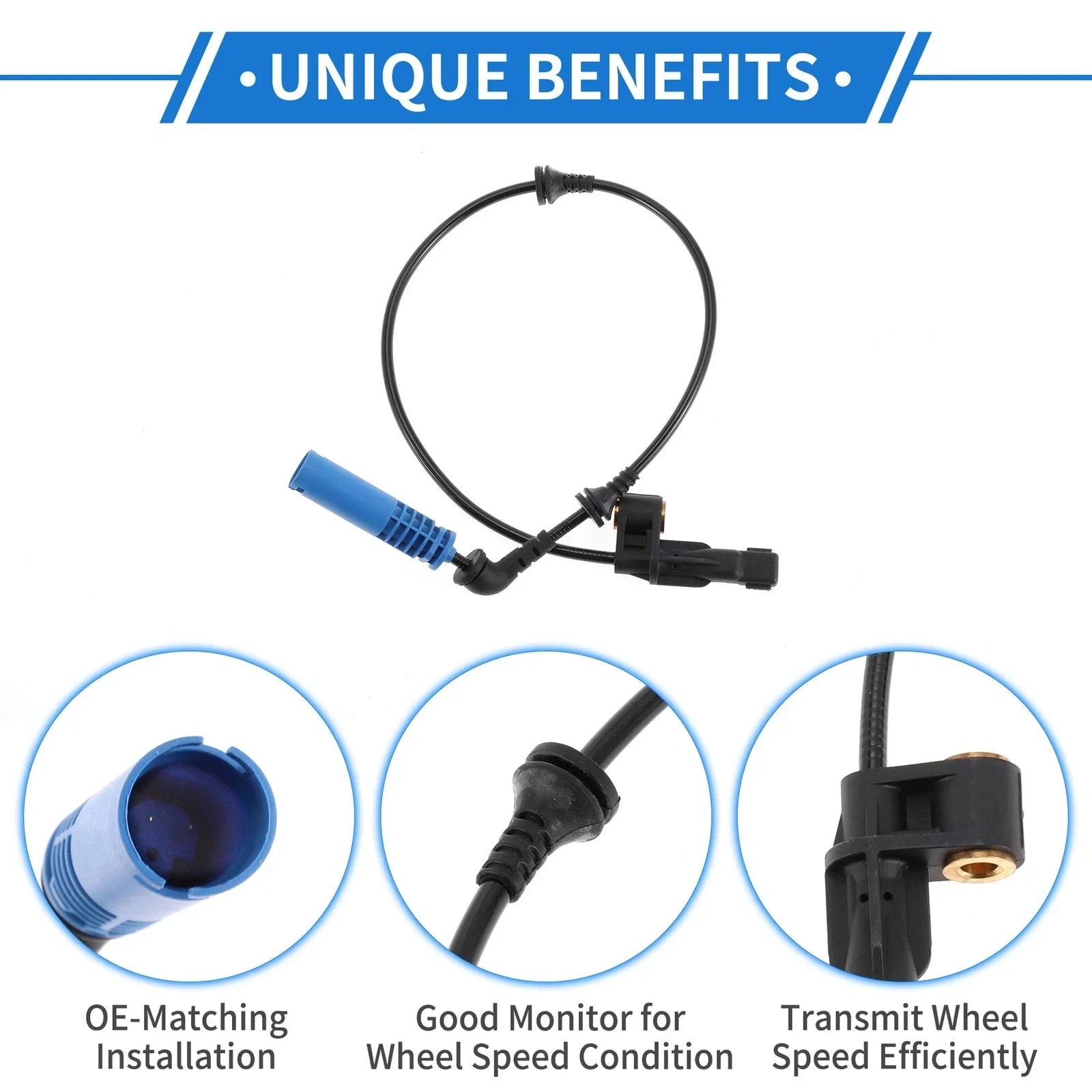 ABS Wheel Speed Sensor for BMW 325Ci Front Right (2001-2006)