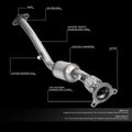 Center Catalytic Converter Manifold Assembly for Chevrolet Cobalt Pursuit Ion (2005–2007)